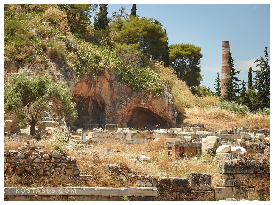 The Ploutonion caves (Temple of Plouto).