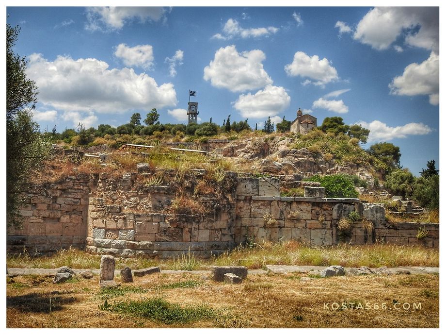 Eastern fortification wall (5th century BC).