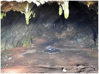 Inside the Corycian Cave.