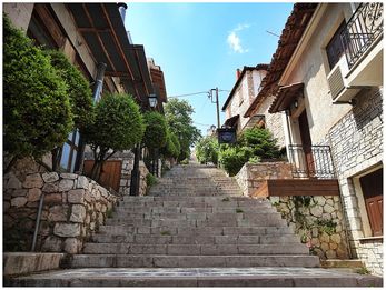 Typical stairs-road of Arachova.
