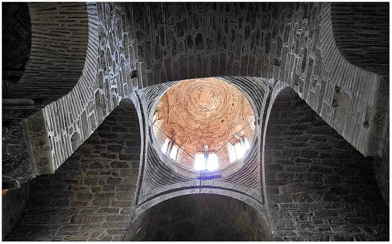 The dome of Theotocos (Virgin Mary) church seen from inside.