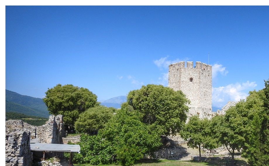 The main courtyard of the castle.