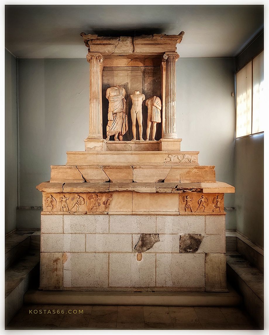 The “Funerary Monument of Kallithea” in room 8.