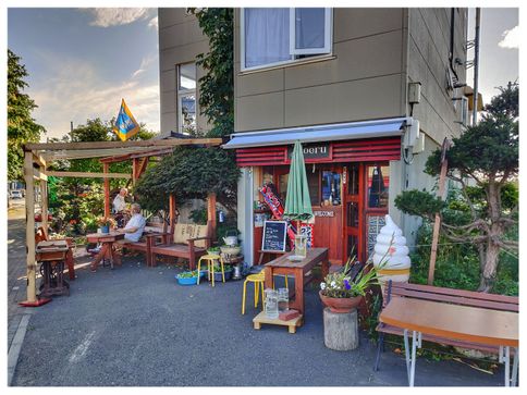 The patio of 