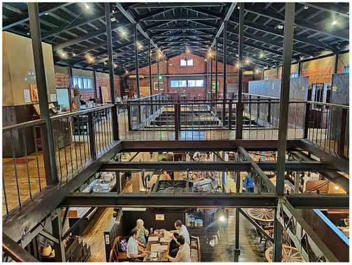 One of the Miyataya coffee houses in Sapporo, which is housed in an old warehouse.