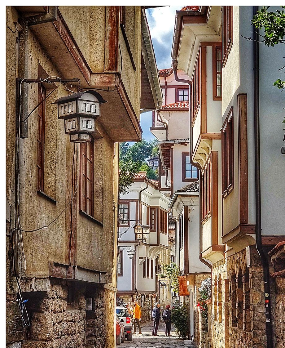 Tsar Samuil street in the old town.