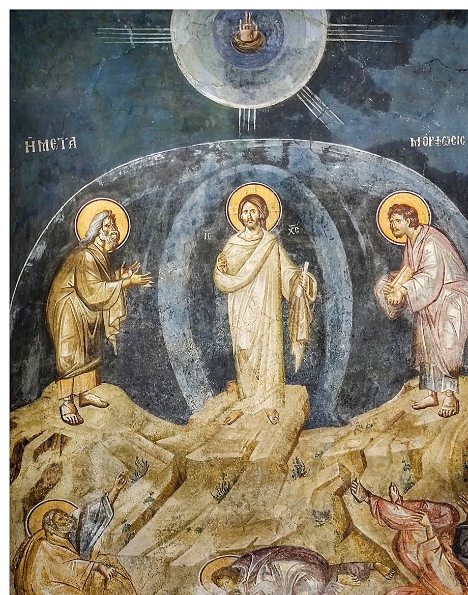 Fresco of Mother of God Perybleptos church