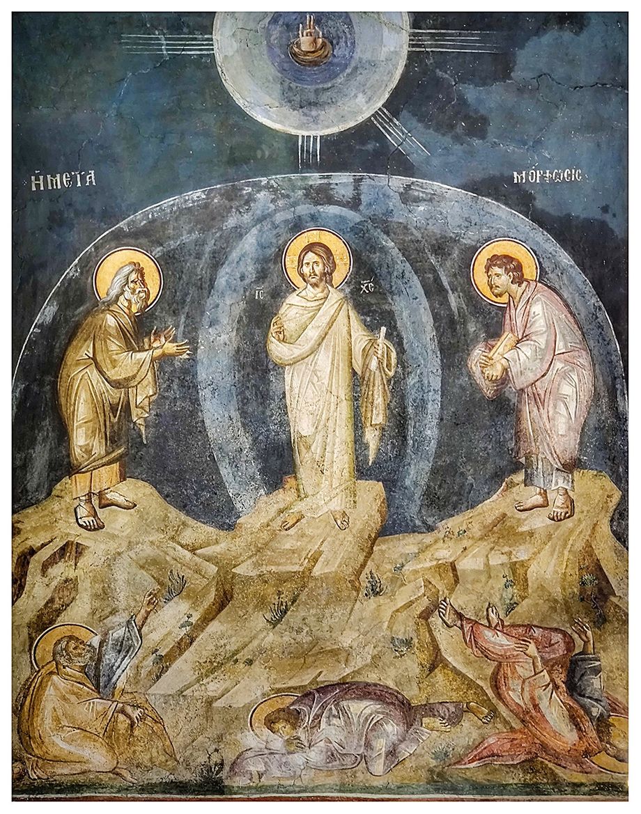 Fresco of Mother of God Perybleptos church