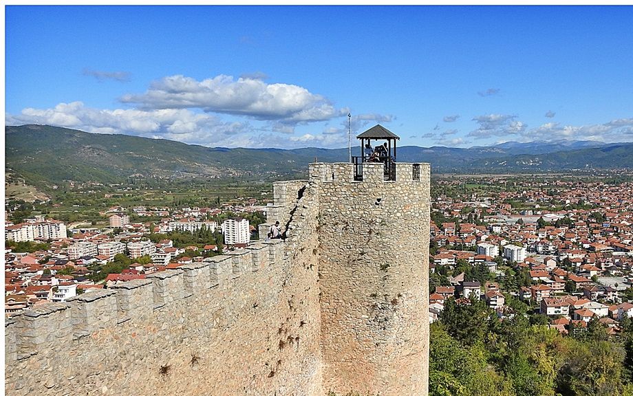 Looking towards north-east from Samuil's Fortress.