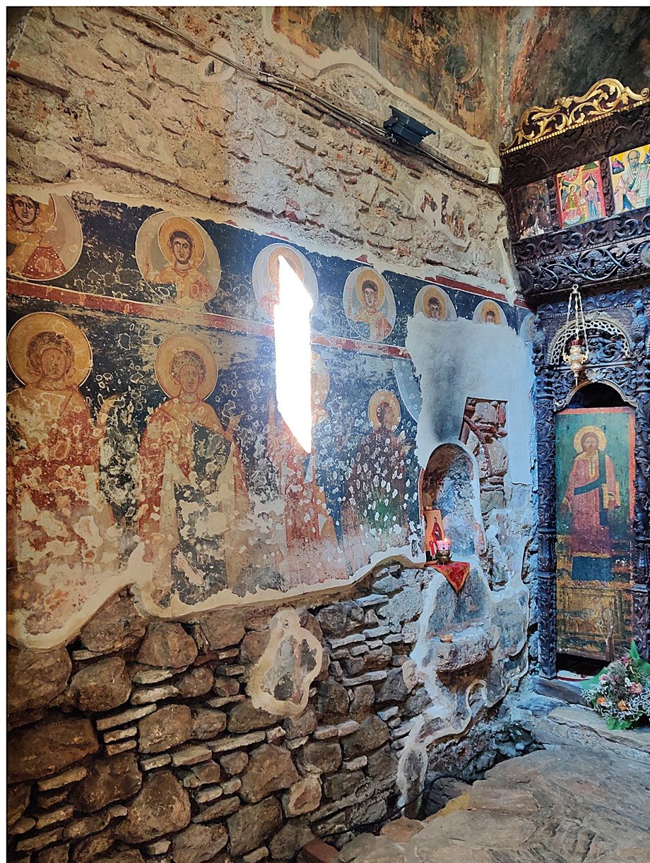 Inside the Holy Mother Bolnichka church.