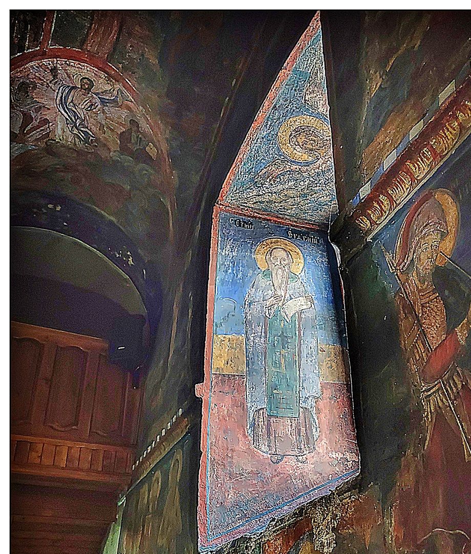 Frescoes of the church of Holy Mother of God - Kamensko.