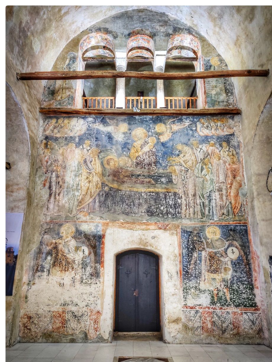 Inside the Church of St. Sophia.