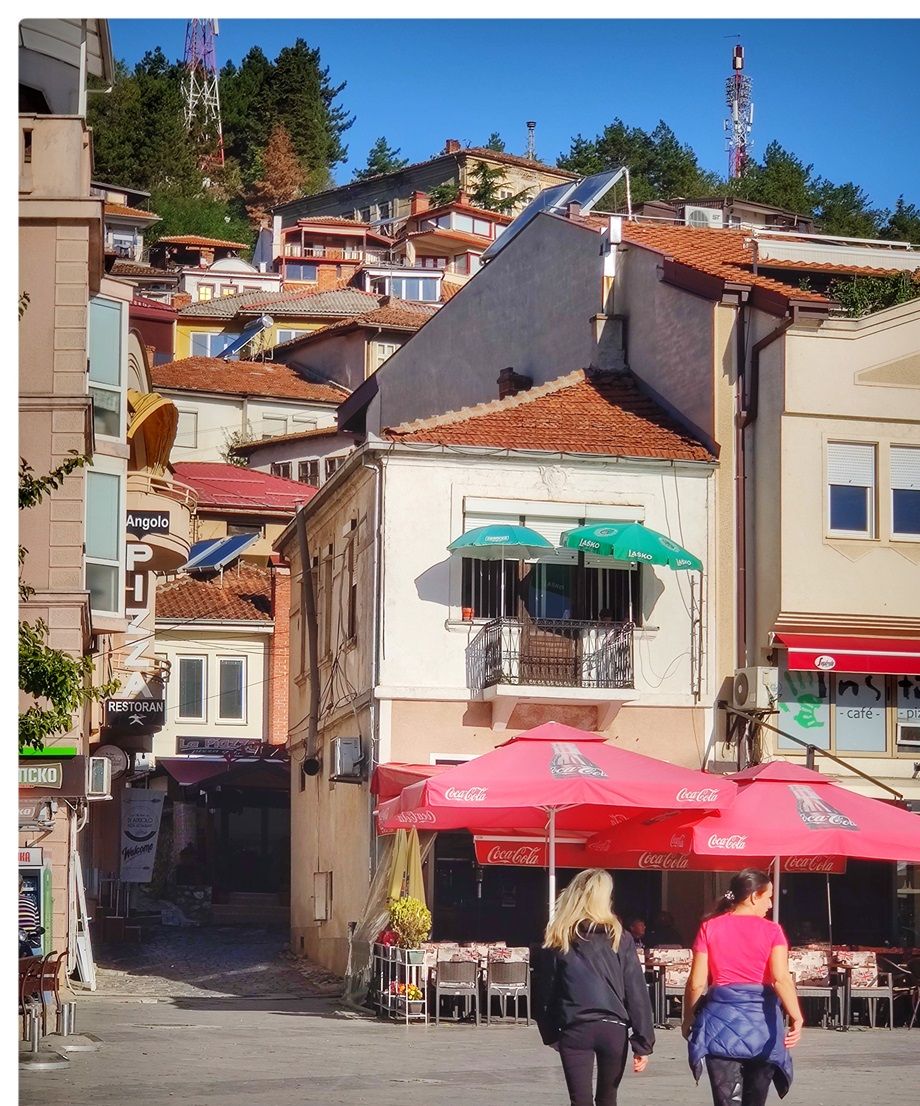 Typical street in Ohrid.