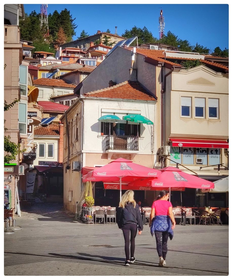 Typical street in Ohrid.
