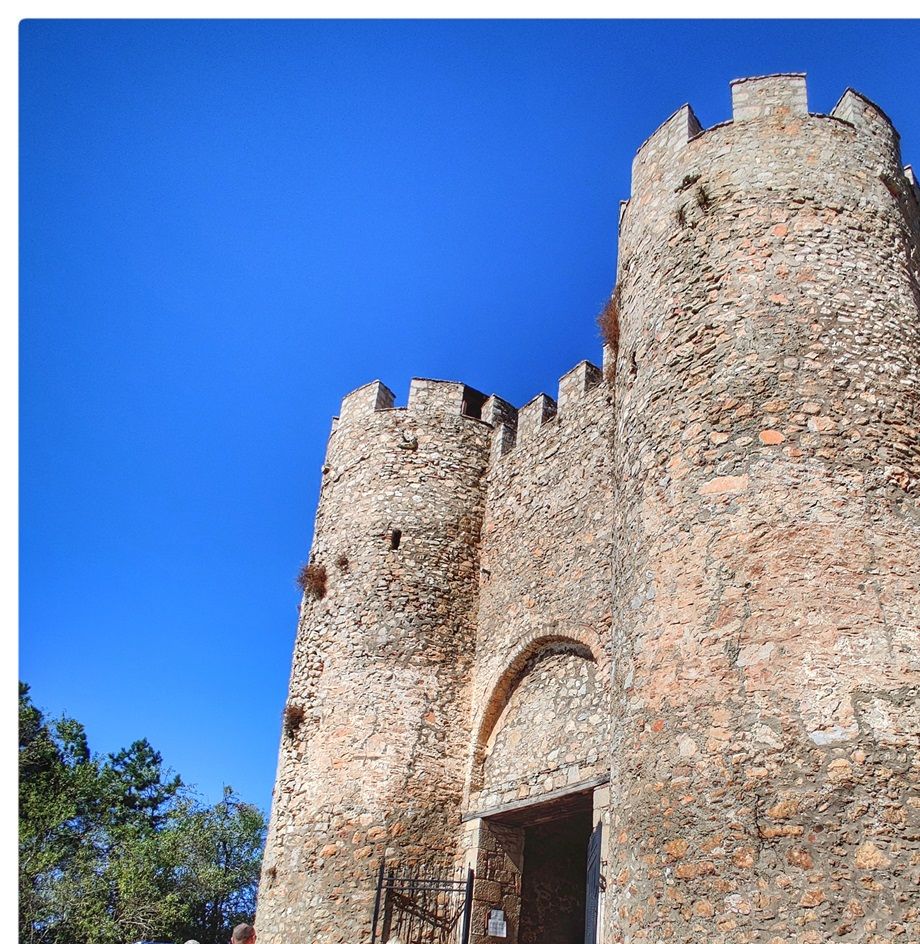 The entrance of the Samuil's Fortress.