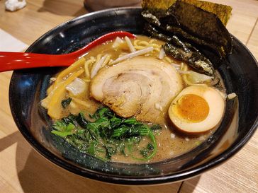 Miso ramen, a Sapporo speciality.
