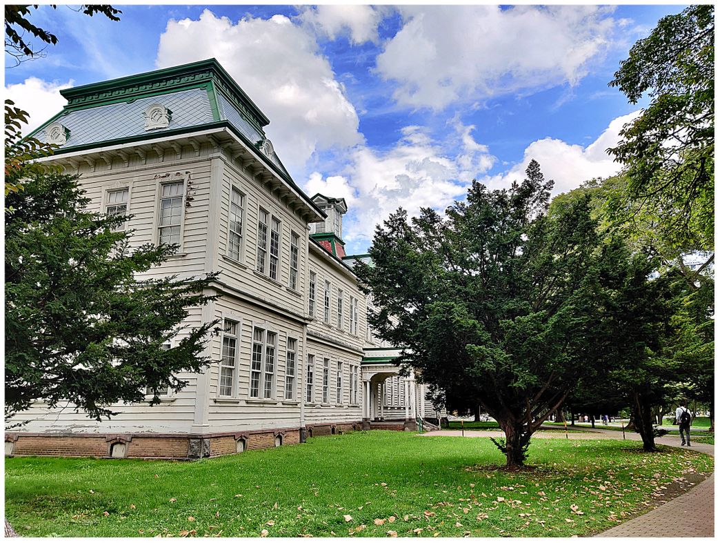 The old buildings of Hokkaido University.