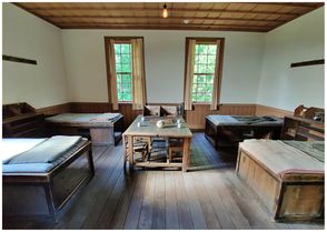 Inside Sapporo Agricultural College Hostel.