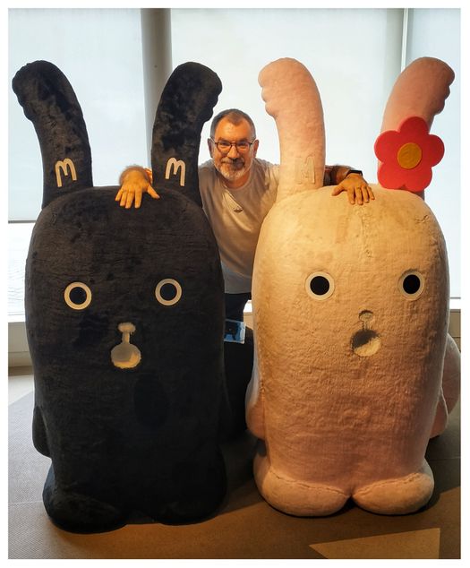 The mascots of Mount Moiwa.