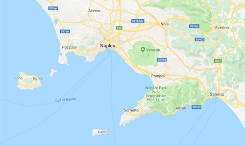 The Gulf of Napoli.