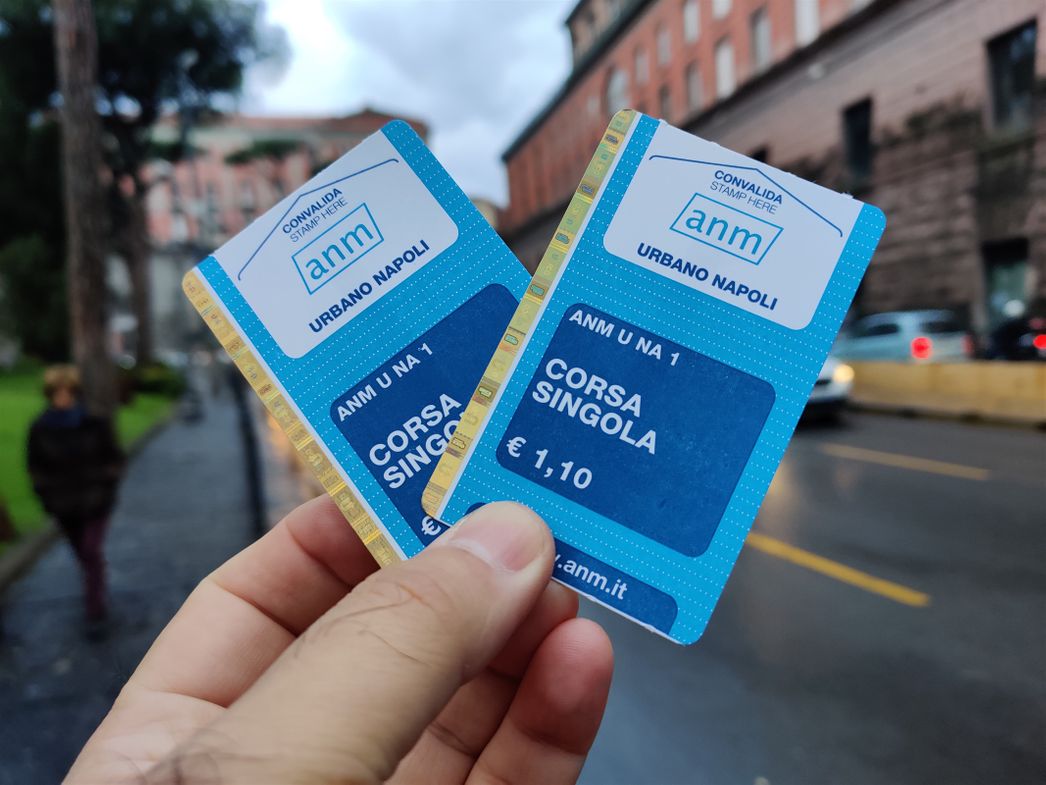 Single ticket costs 1,10 euro and can be used for all urban transportation.
