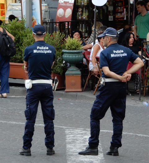 Municipial policemen.