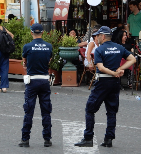 Municipial policemen.