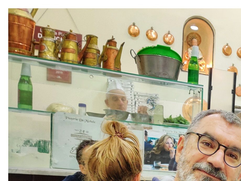 Me at 'L' Antica Pizzeria da Michele'.