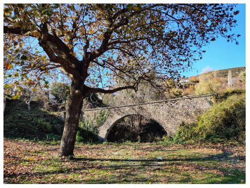 The stone-built arched bridge at Anatoli.