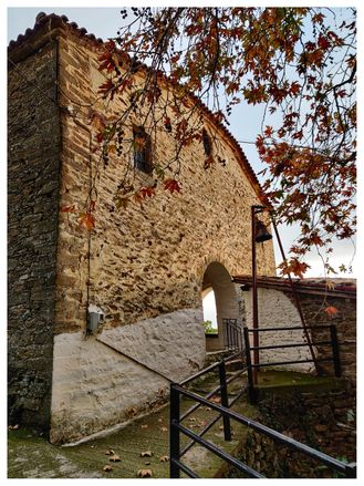 The church dedicated to Prophet Ilias (the way in).