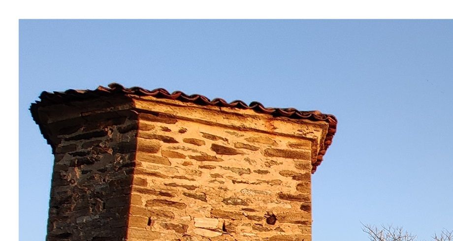 The fortification of the Monastery of Panagia, where the church of Presentation of the Blessed Virgin Mary is located.