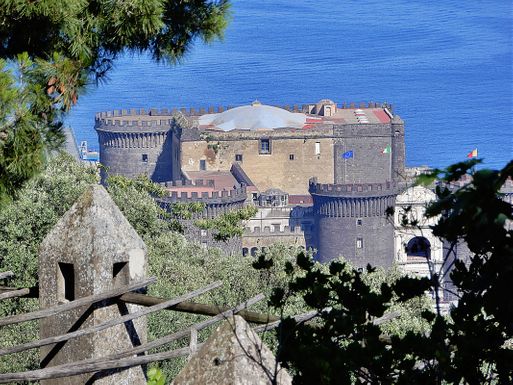 ‘Maschio Angioino’ (Castel Nuovo) from above.