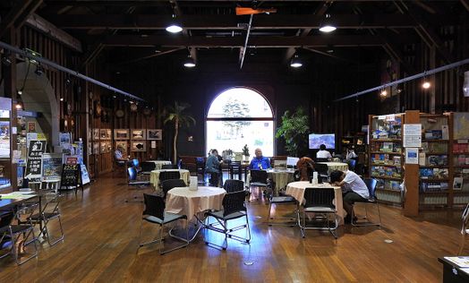 The Canal Plaza Tourist Information Center.