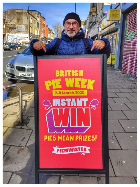 Pieminister pie week poster (2020).