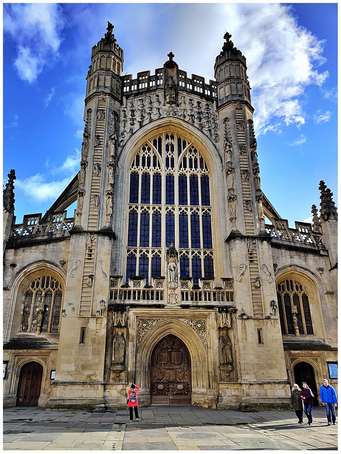 Bath Abbey. There is nowhere else quite like Bath Abbey. Magnificent stained-glass windows, columns of honey-gold stone and some of the finest fan vaulting in the world, create an extraordinary experience of light and space. But there is more to it than that. There has been a place of Christian worship on this site for over 1,200 years and the Abbey remains a living church with services taking place throughout the entire week.