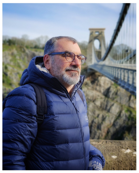 Me at the Clifton Suspension Bridge.