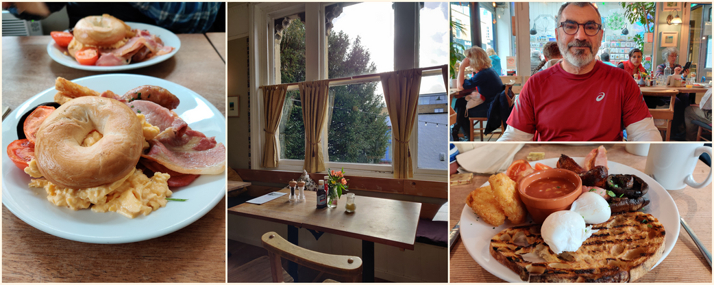 At the Primrose cafe.