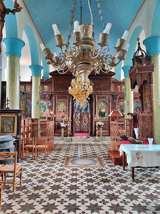 The new church (dedicated to St. Damianos) of Holy Monastery of the Honorable Forerunner.
