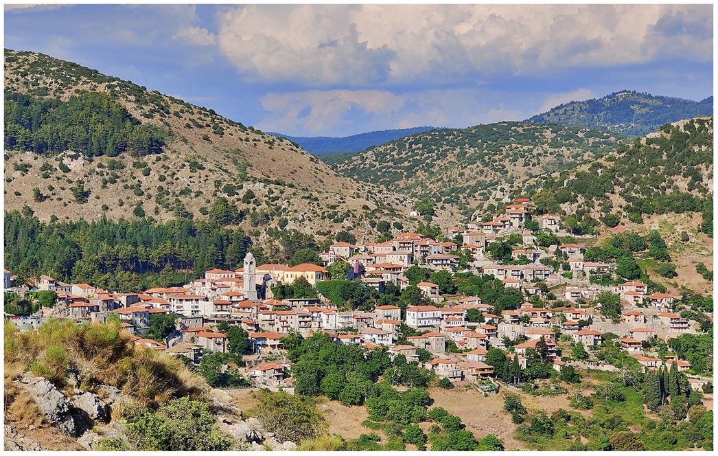 Dimitsana seen from Zatouna (Profitis Elias chapel).