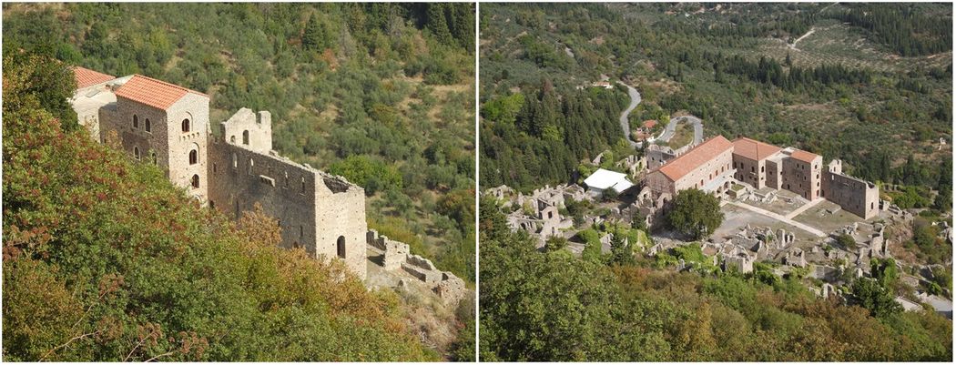 The Palace Complex seen from the Upper city.