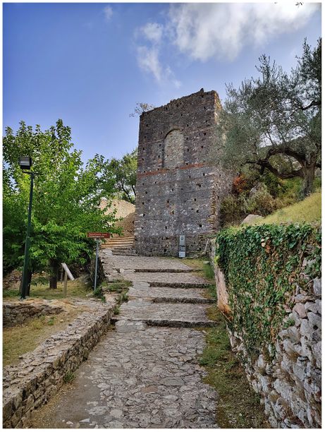 The western gate to the fortified city.
