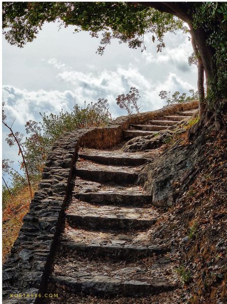 The path up to the citadel.