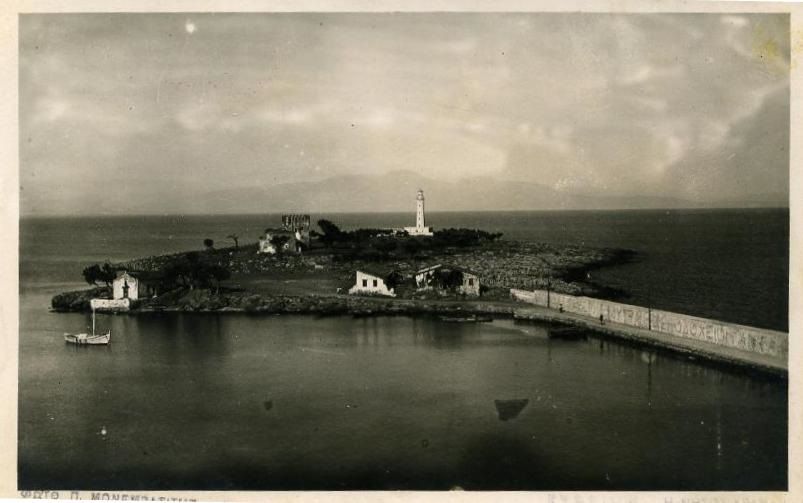 An old picture of Marathonisi, Gytheio.