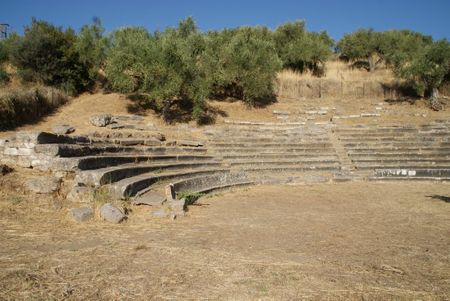 The ancient theater of Gytheio.