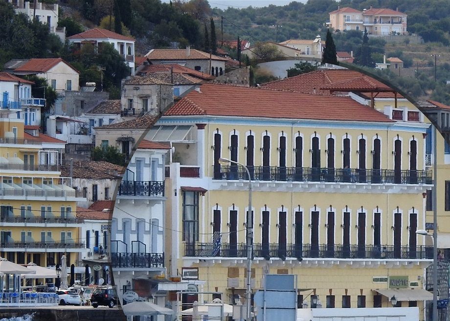 Aktaion Hotel at the seafront of Gytheio.