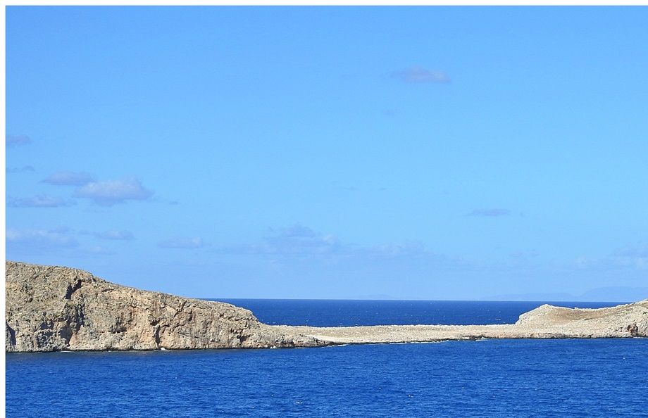 Cape Tigani seen from the church of Vlacherna.