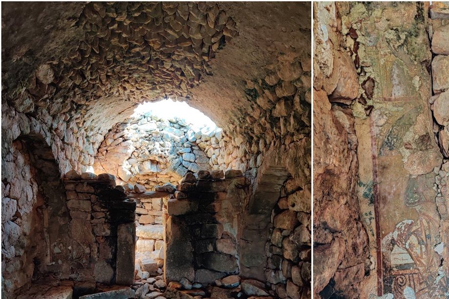Inside the church of Agios Georgios.
