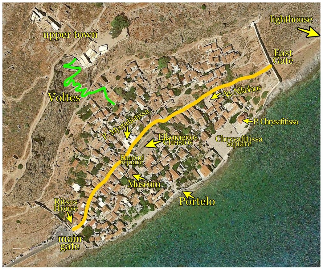 Lower Town on the map.