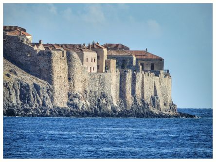 Τhe southern walls seen from the sea.