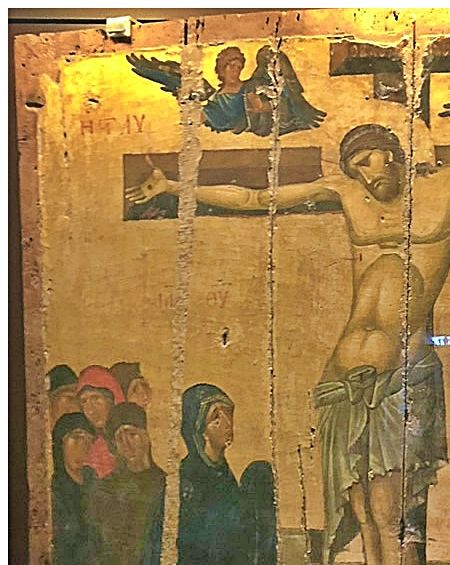 The crucifixion icon of the 